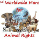 Tierschutzdemo anläßlich des Welttierschutztages in Luxemburg