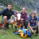 Bergrettung hilft Ziege aus Bergnot