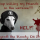 Shitstorm over Bloodstorm – Protestaktion für ukrainische Straßenhunde rockt Facebook