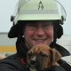 Tiertransportdrama auf Autobahn: Feuerwehr rettet 113 Hundewelpen