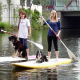 Stand Up Paddling mit Hund